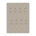 Tea towel cotton crepe - Daisy Chain - Blue