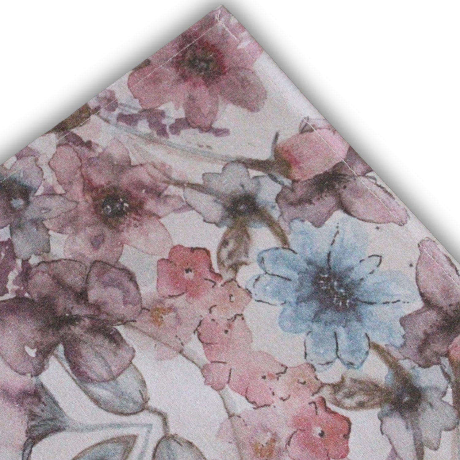 Tea towel cotton crepe - Heritage Bloom - Natural