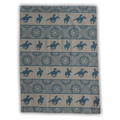Tea towel cotton crepe - Rodeo Queen - Blue