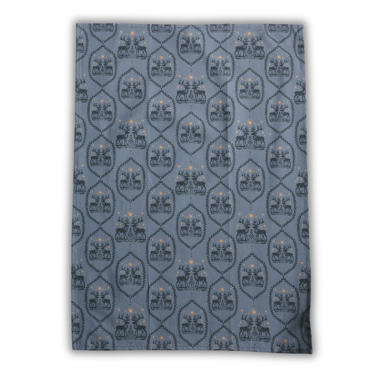Tea towel cotton crepe - Winterfell - Blue