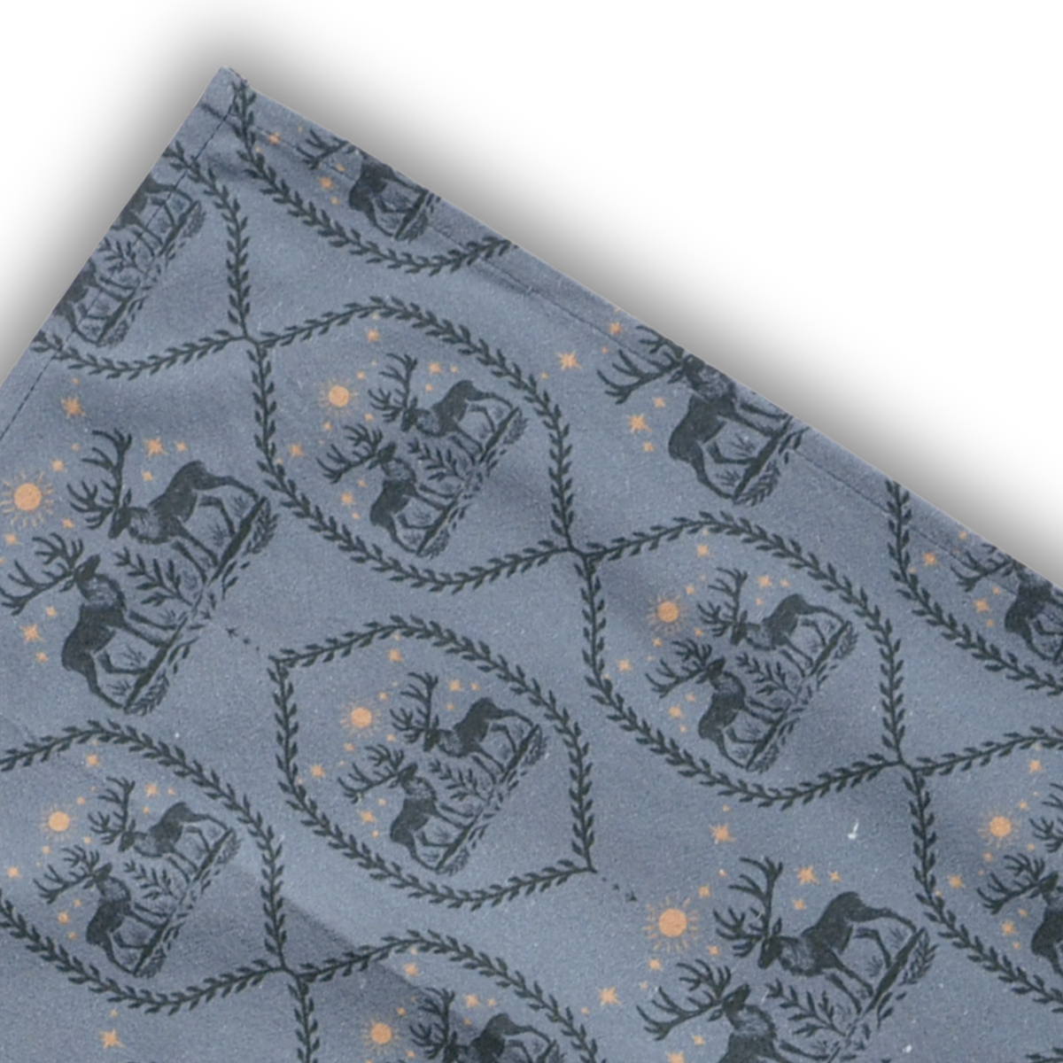 Tea towel cotton crepe - Winterfell - Blue