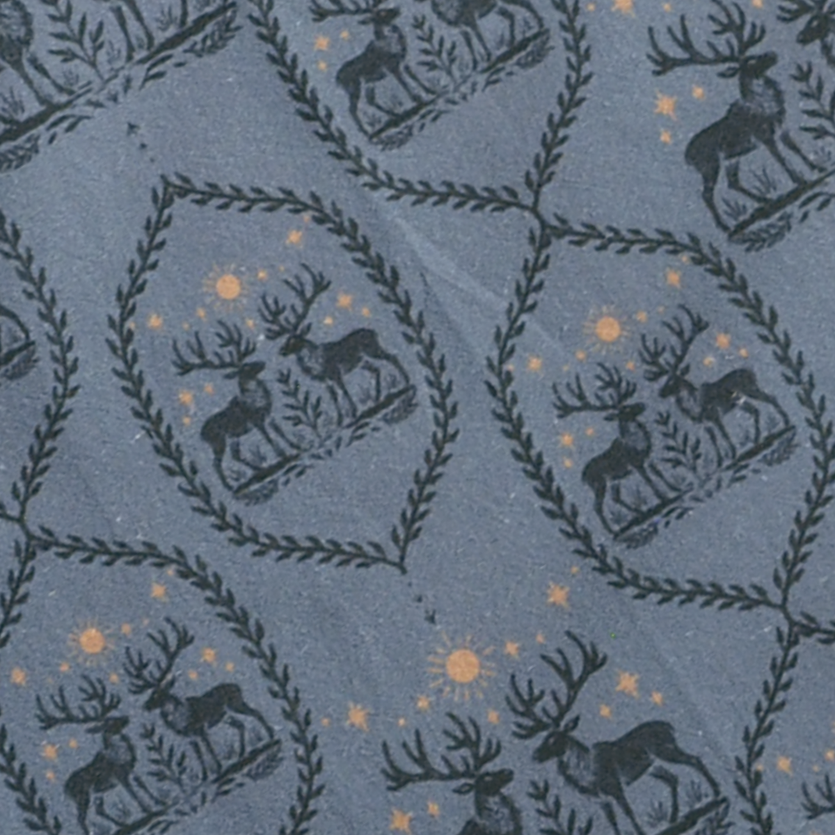 Tea towel cotton crepe - Winterfell - Blue