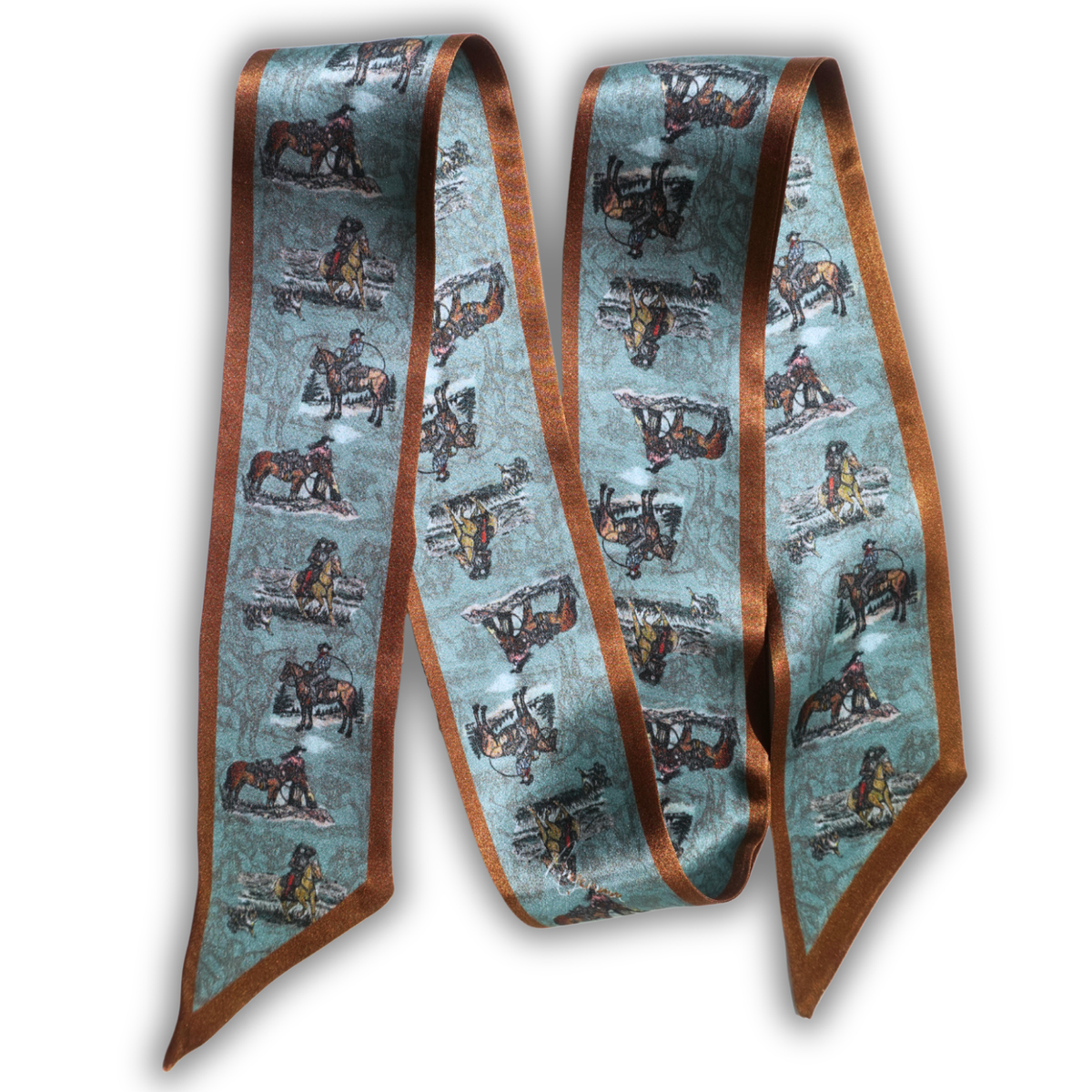 Twilly - Sage and Saddle - Turquoise