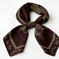 Wool-Silk Scarf  38"- Noble Folk - Plum