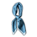 Silk Scarf 35x35" - Ditzy Daisy - Navy