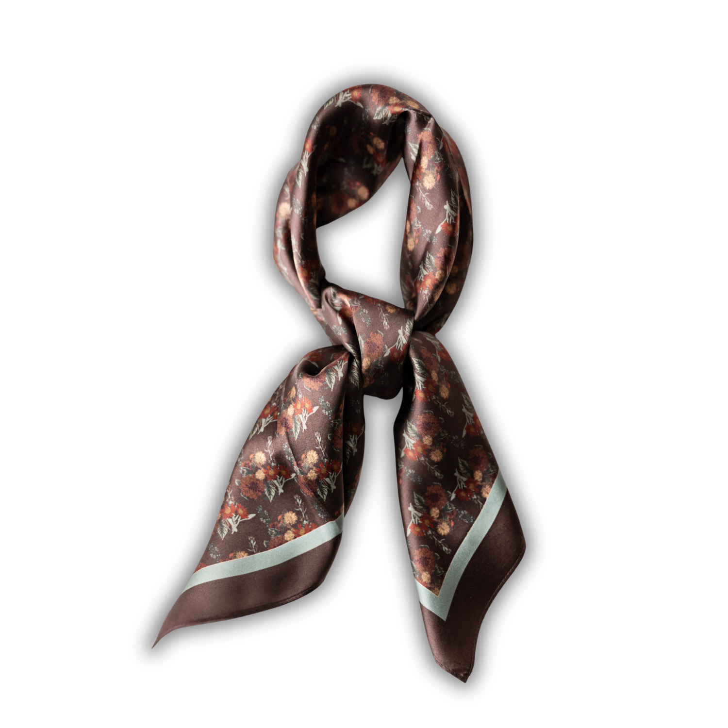 Silk Scarf 35x35" - Fall from Grace