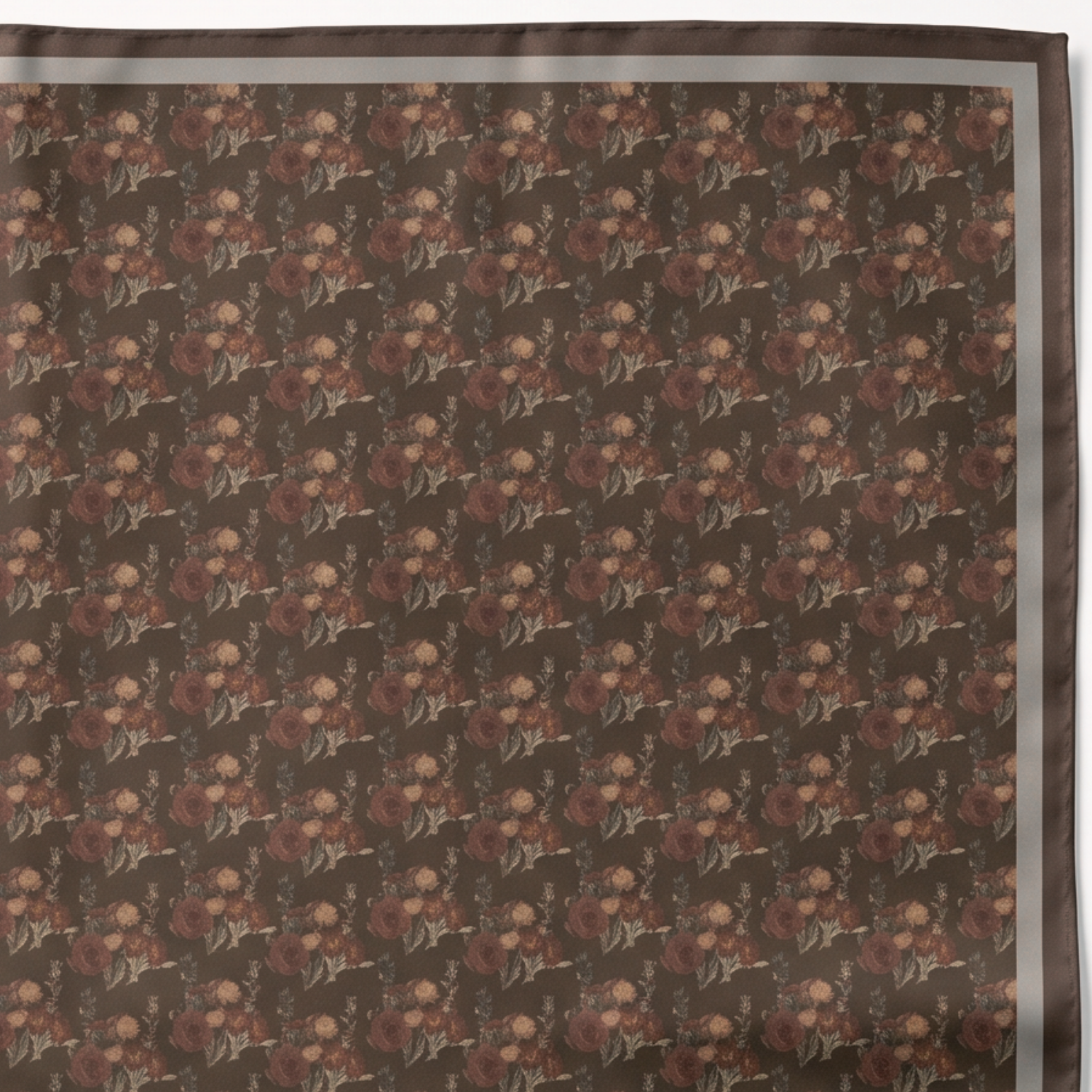 Silk Scarf 35x35" - Fall from Grace