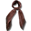 Silk Scarf 35x35" - Winterfell - Plum